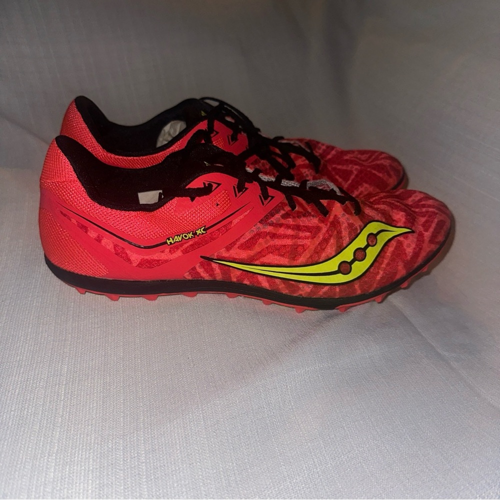 Saucony Kids Sneakers - Red and Neon Yellow